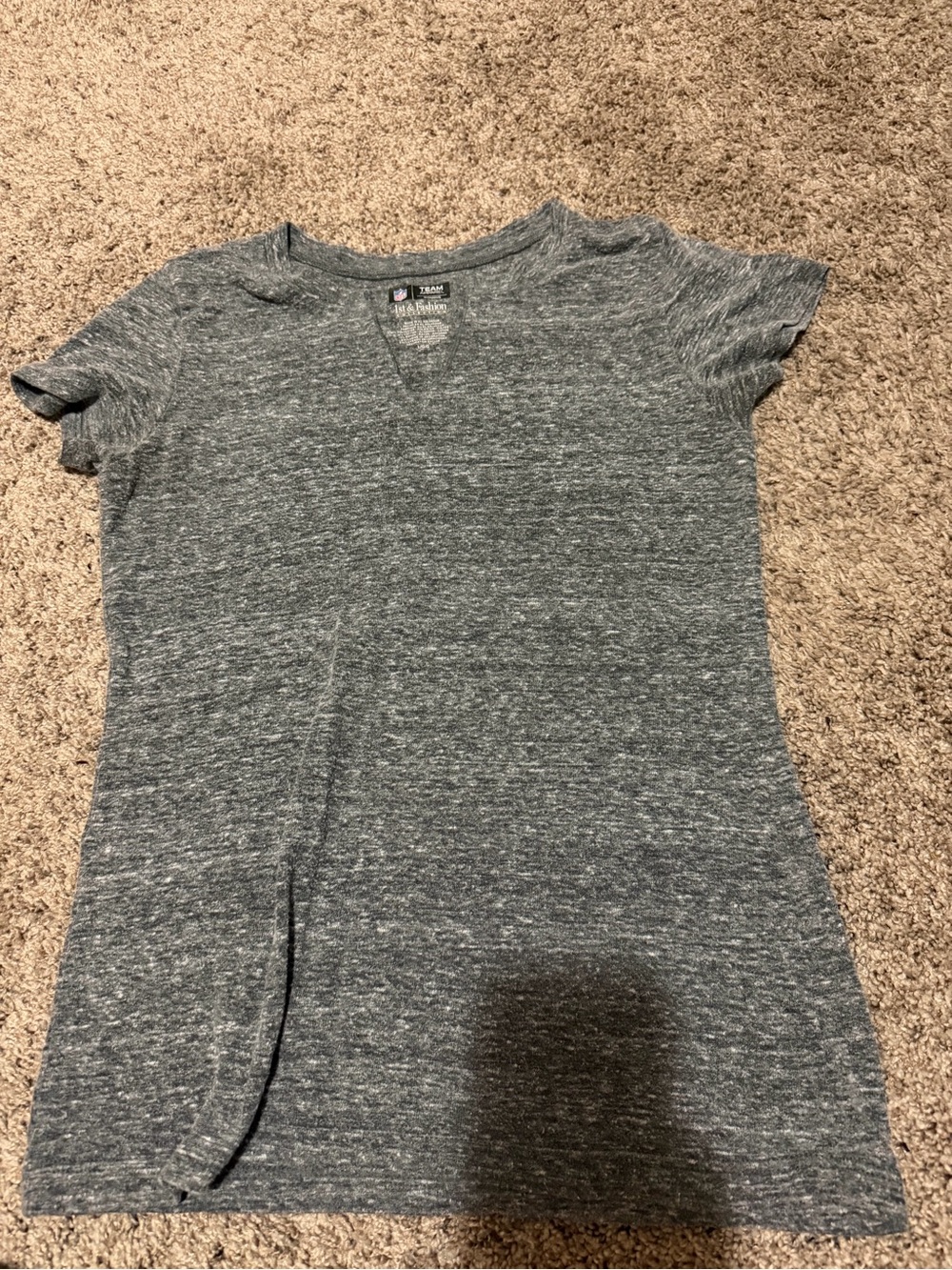 NFL Women's Heather Gray Short Sleeve Tee